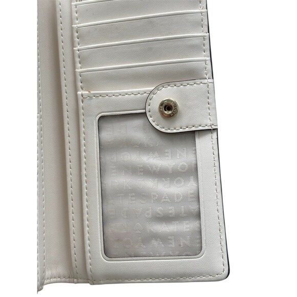 Kate Spade‎ Stacy Large Slim Bifold Saffiano Leather Wallet Light Pink - Picture 4 of 6